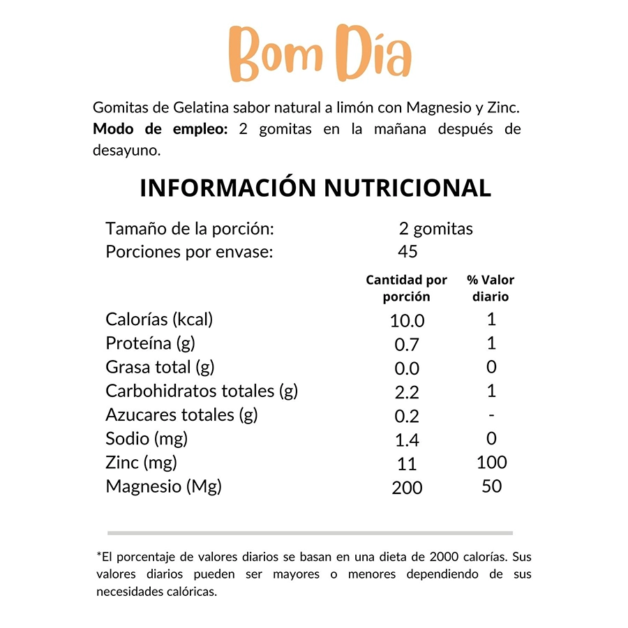 Bom Día | Gomitas sabor limón