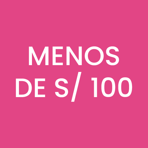 Menos de S/ 100