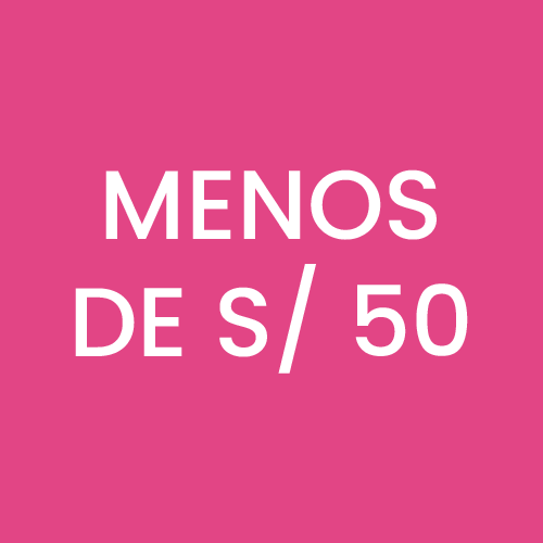 Menos de S/ 50