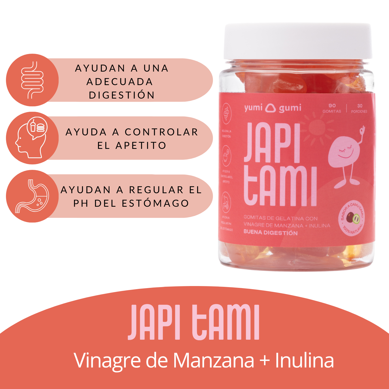 Japi Tami | Gomitas sabor camu camu
