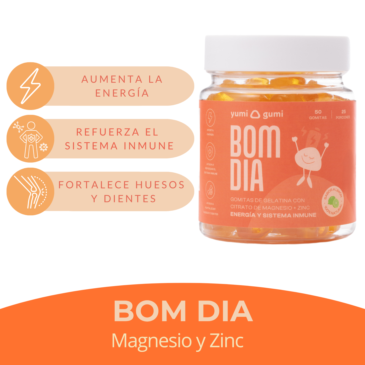 Bom Día | Gomitas sabor limón