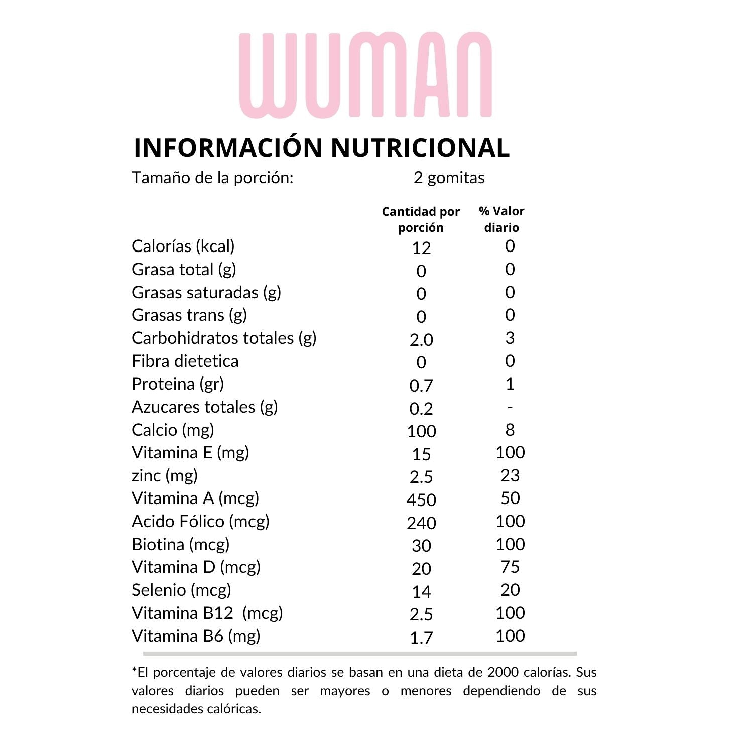 Wuman | Gomitas sabor mandarina