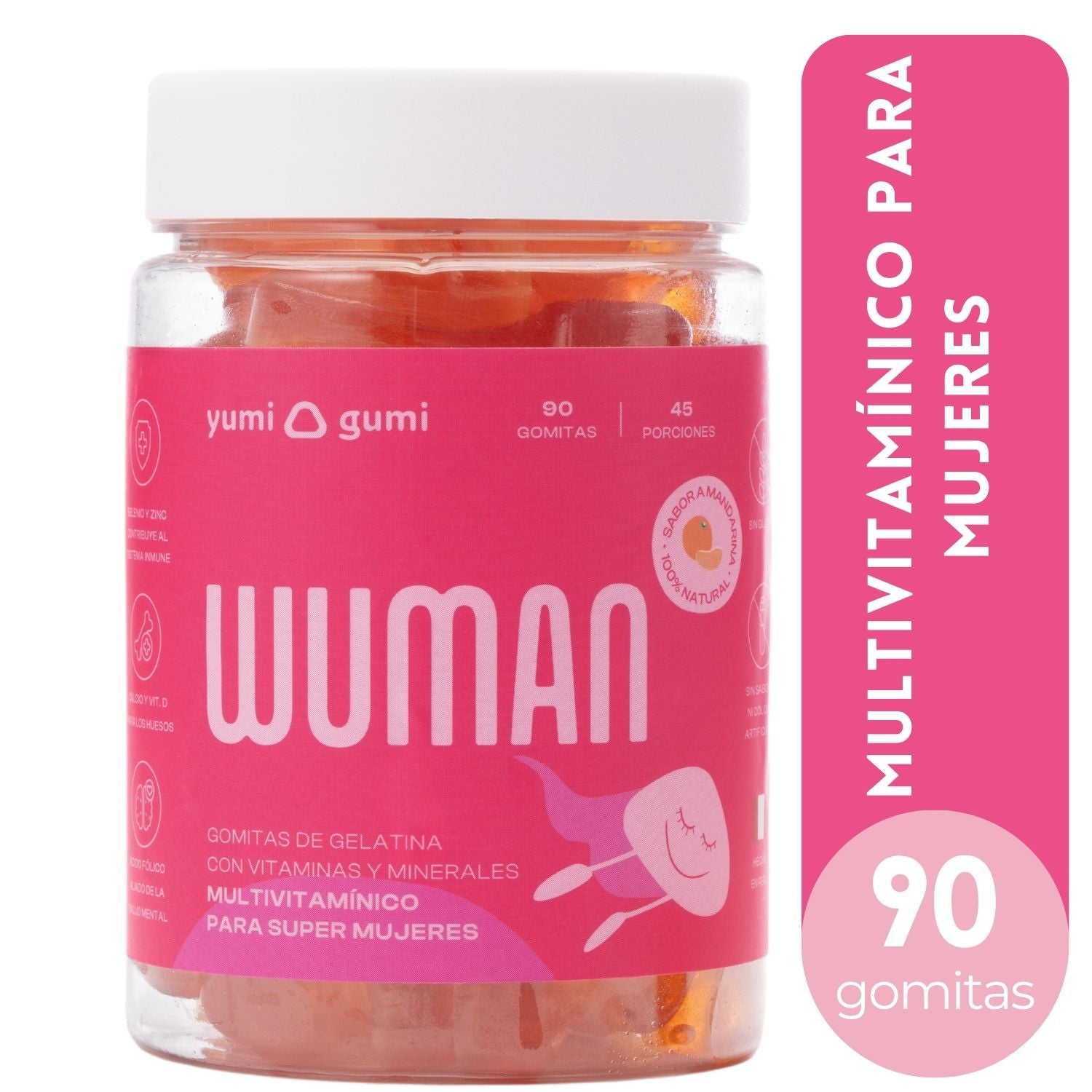 Wuman | Gomitas sabor mandarina