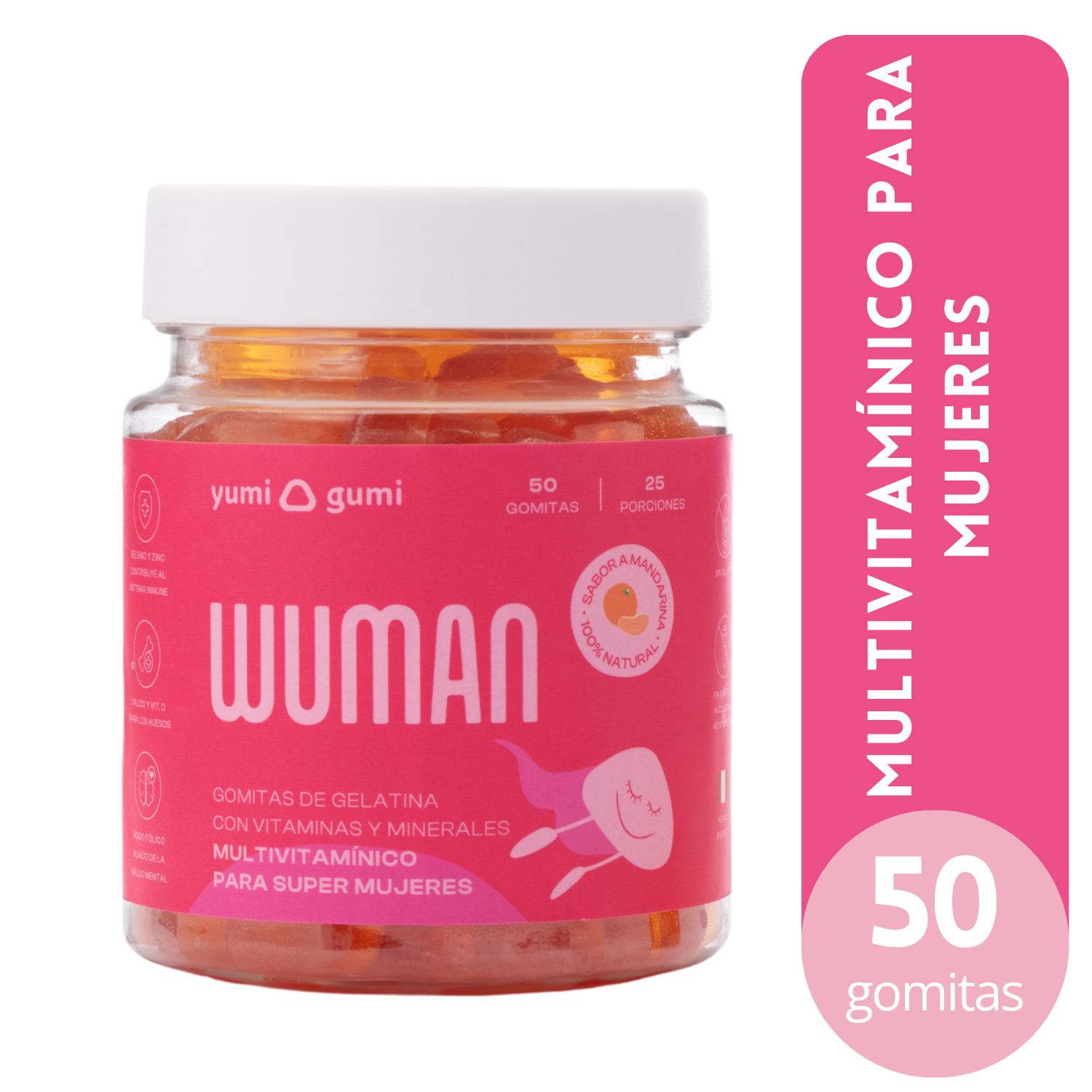 Wuman (50 und) | Gomitas sabor mandarina