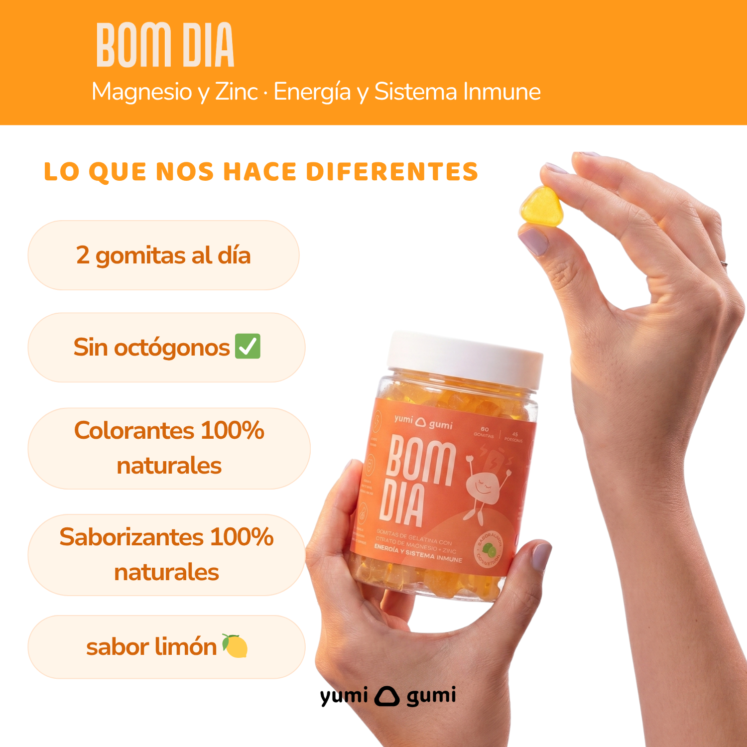 Bom Día | Gomitas sabor limón