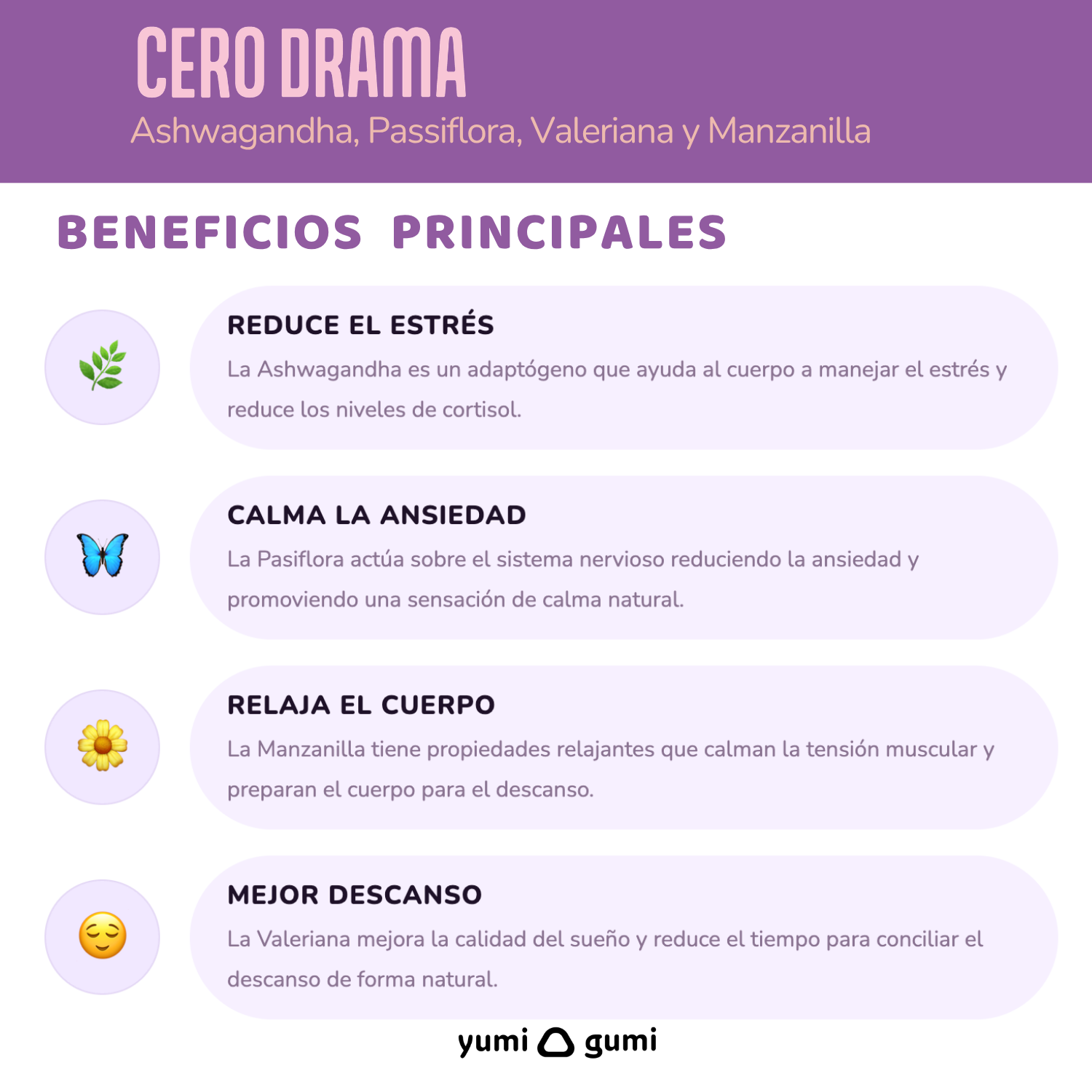 Cero Drama | Gomitas sabor arándano