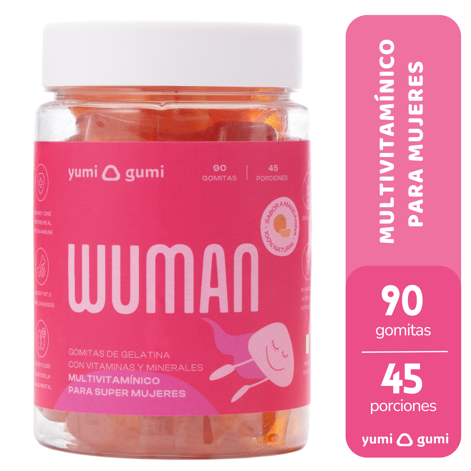Wuman | Gomitas sabor mandarina