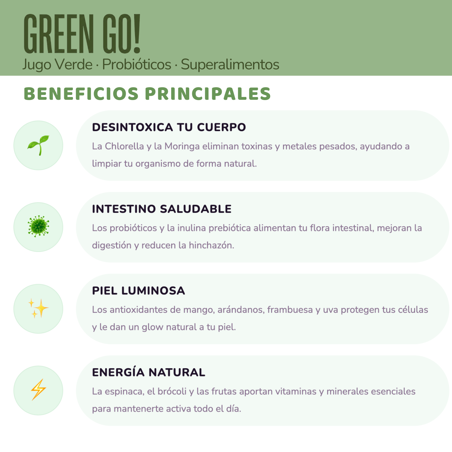 Green Go - Sabor piña