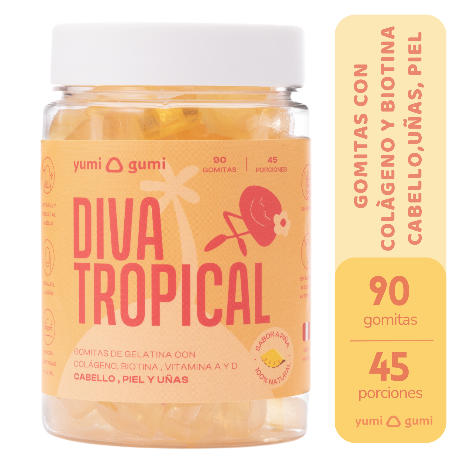 Diva Tropical | Gomitas sabor piña