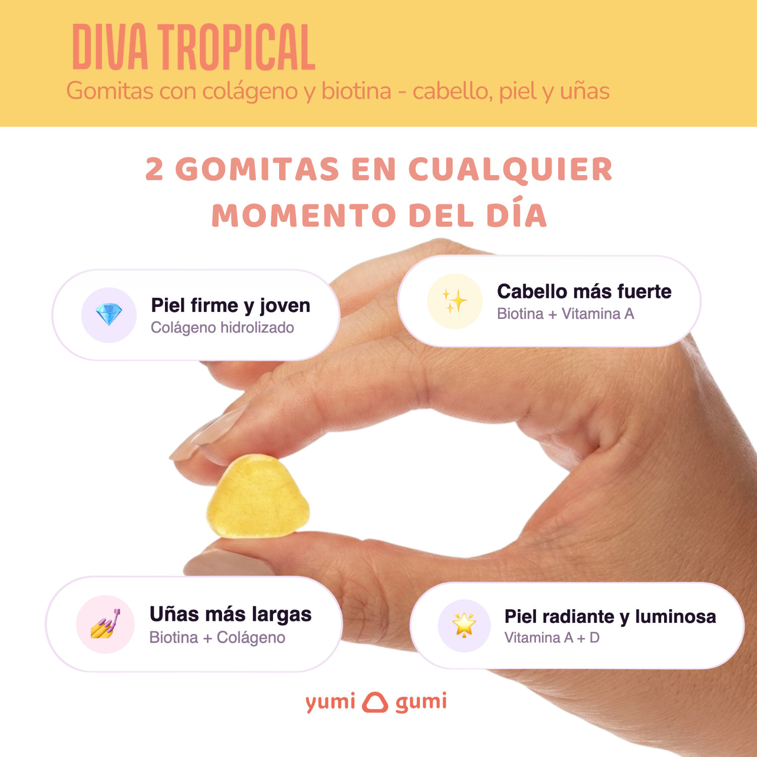 Diva Tropical | Gomitas sabor piña