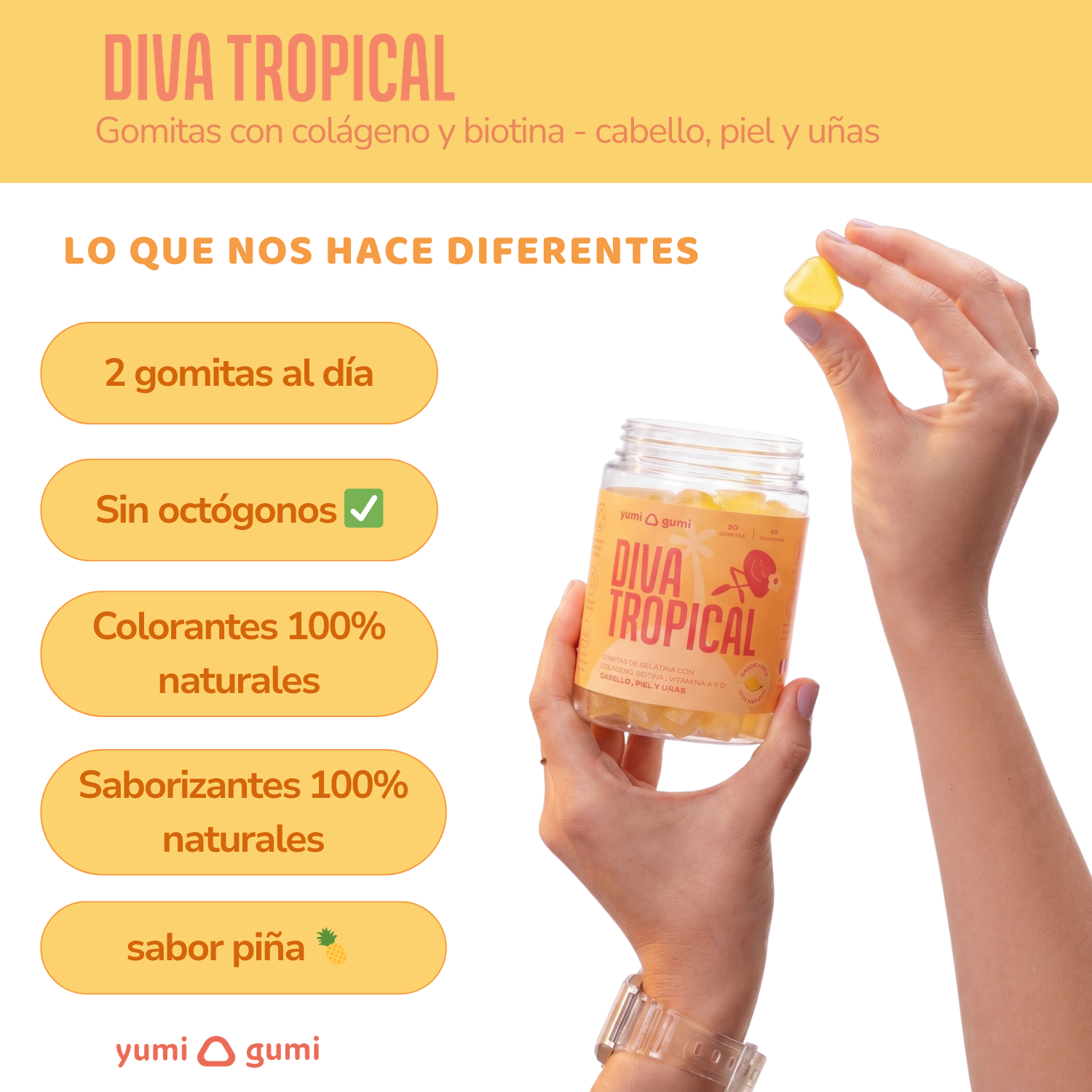 Diva Tropical | Gomitas sabor piña