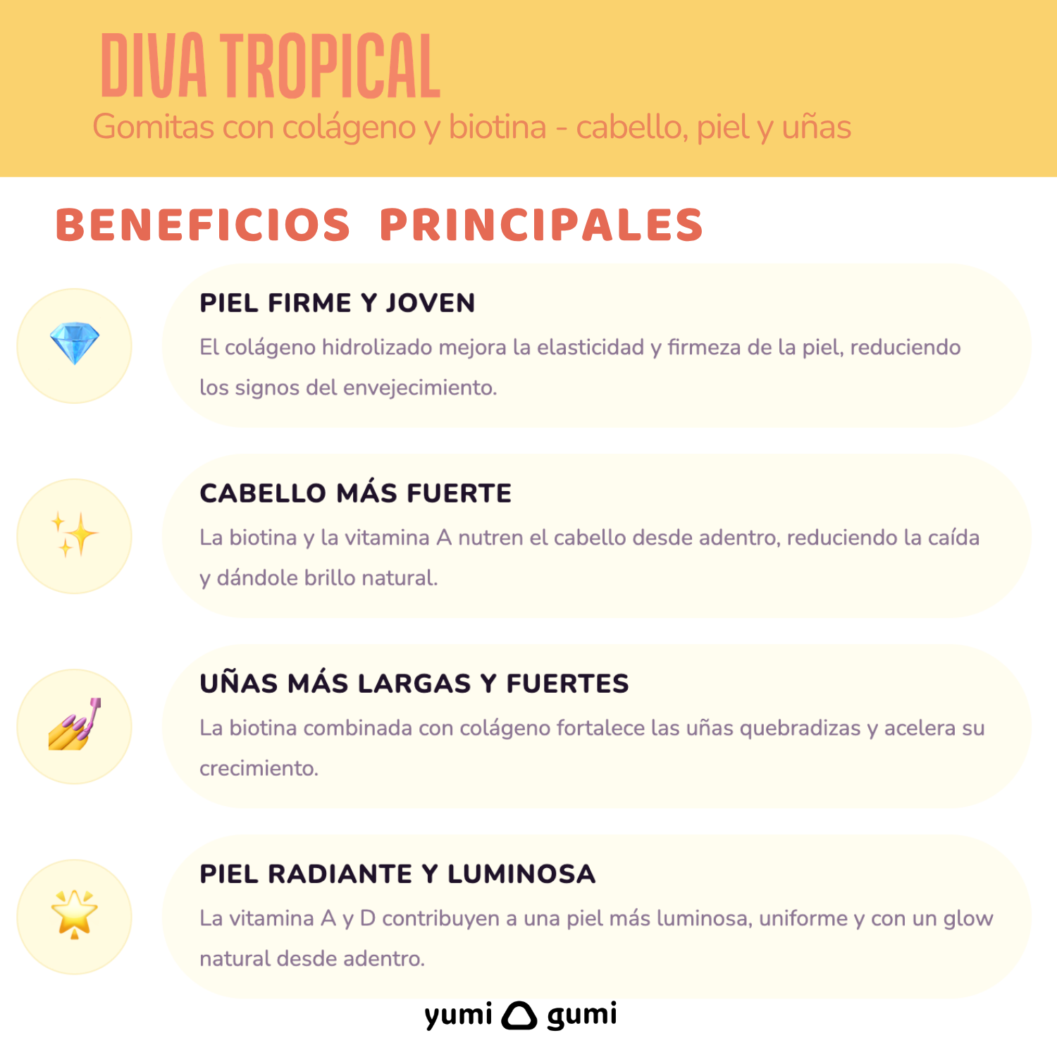 Diva Tropical | Gomitas sabor piña
