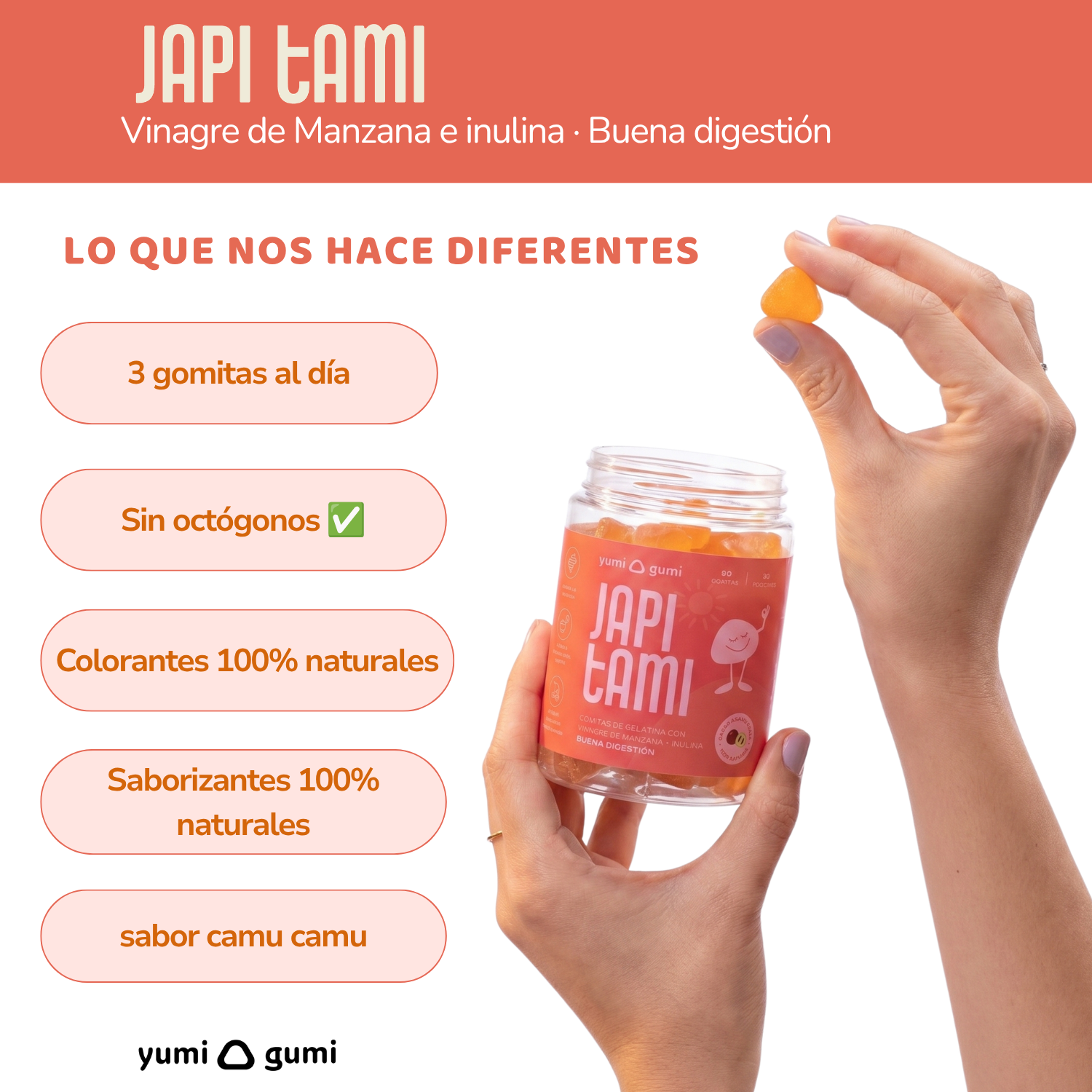 Japi Tami | Gomitas sabor camu camu