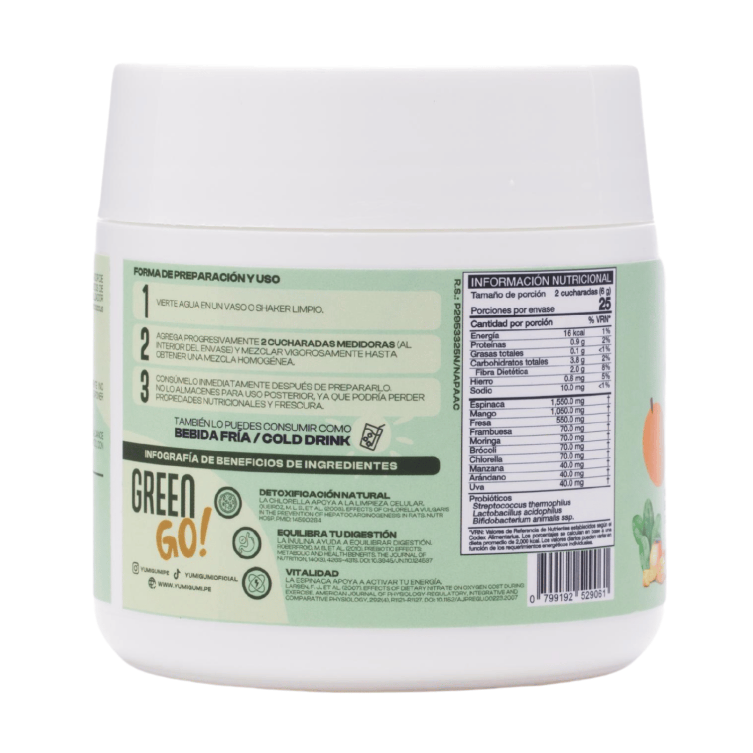 Green Go - Sabor piña