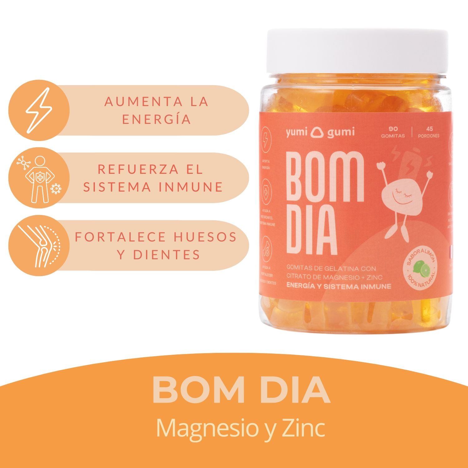 Bom Día | Gomitas sabor limón