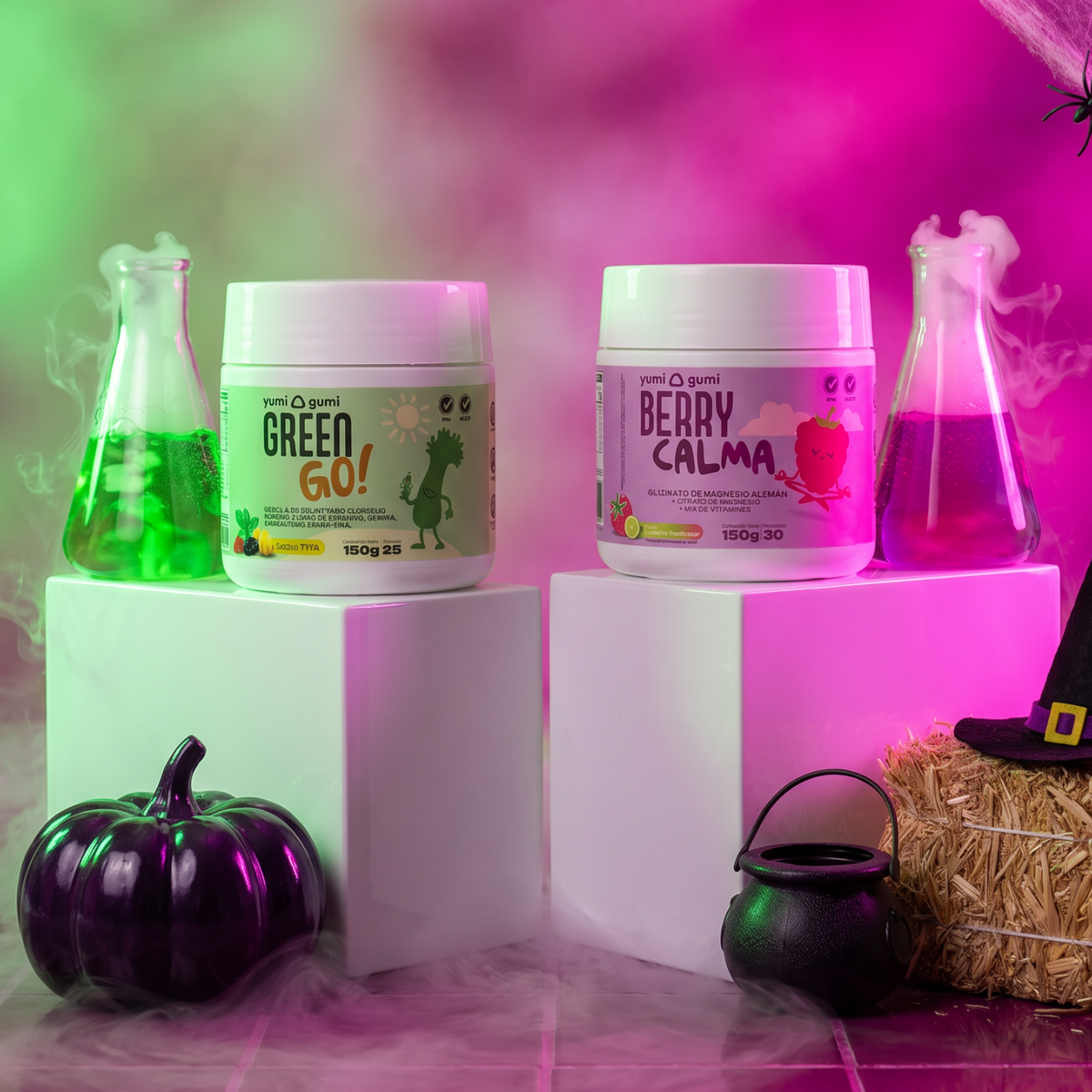 Pack Halloween 🎃 Dúo de Pociones (Green Go + Berry Calma)