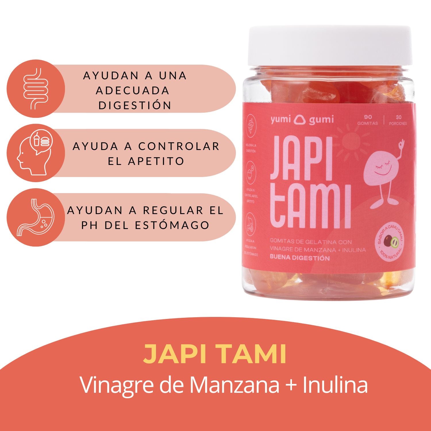 Japi Tami | Gomitas sabor camu camu